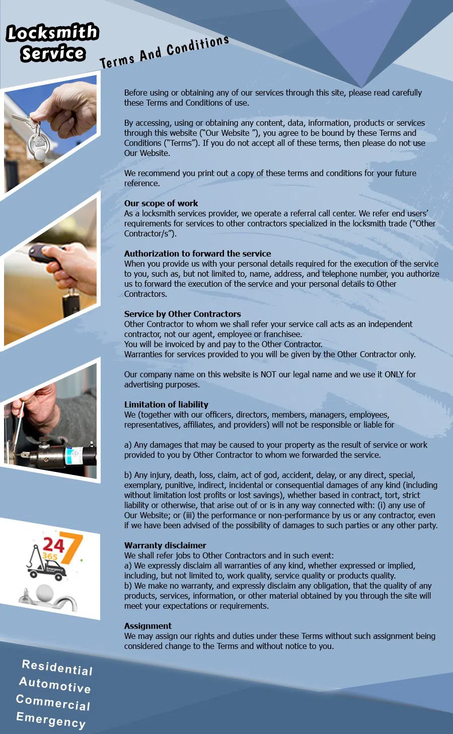 Locksmith Master Shop Cape Coral, FL 239-362-9015 - TermsAndCondition-12